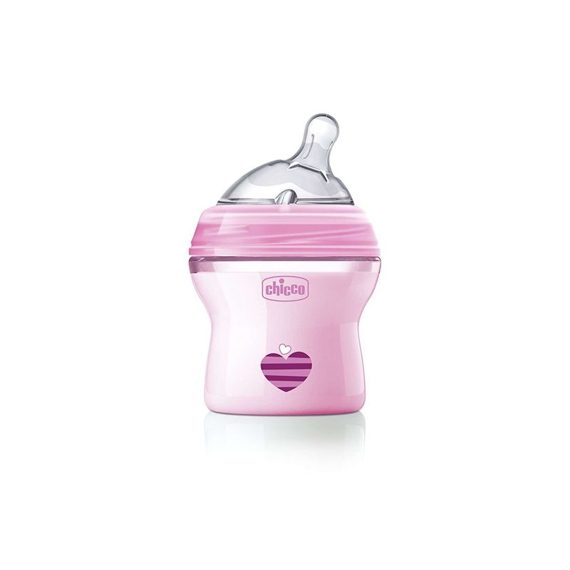Chicco Biberão NaturalFeeling 150ml 0m+ – Rosa