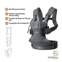 BabyBjorn Mochila Porta Bebé One Air - Antracita