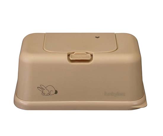 FunkyBox – Dispensador de Toalhitas Mate – Café Latte Rabbit