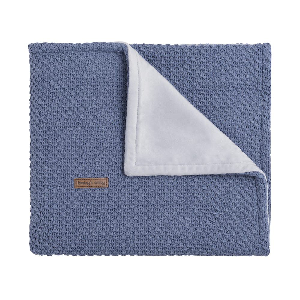 Baby’s Only Cobertor de Berço de Bebé Soft Flavor – Indigo