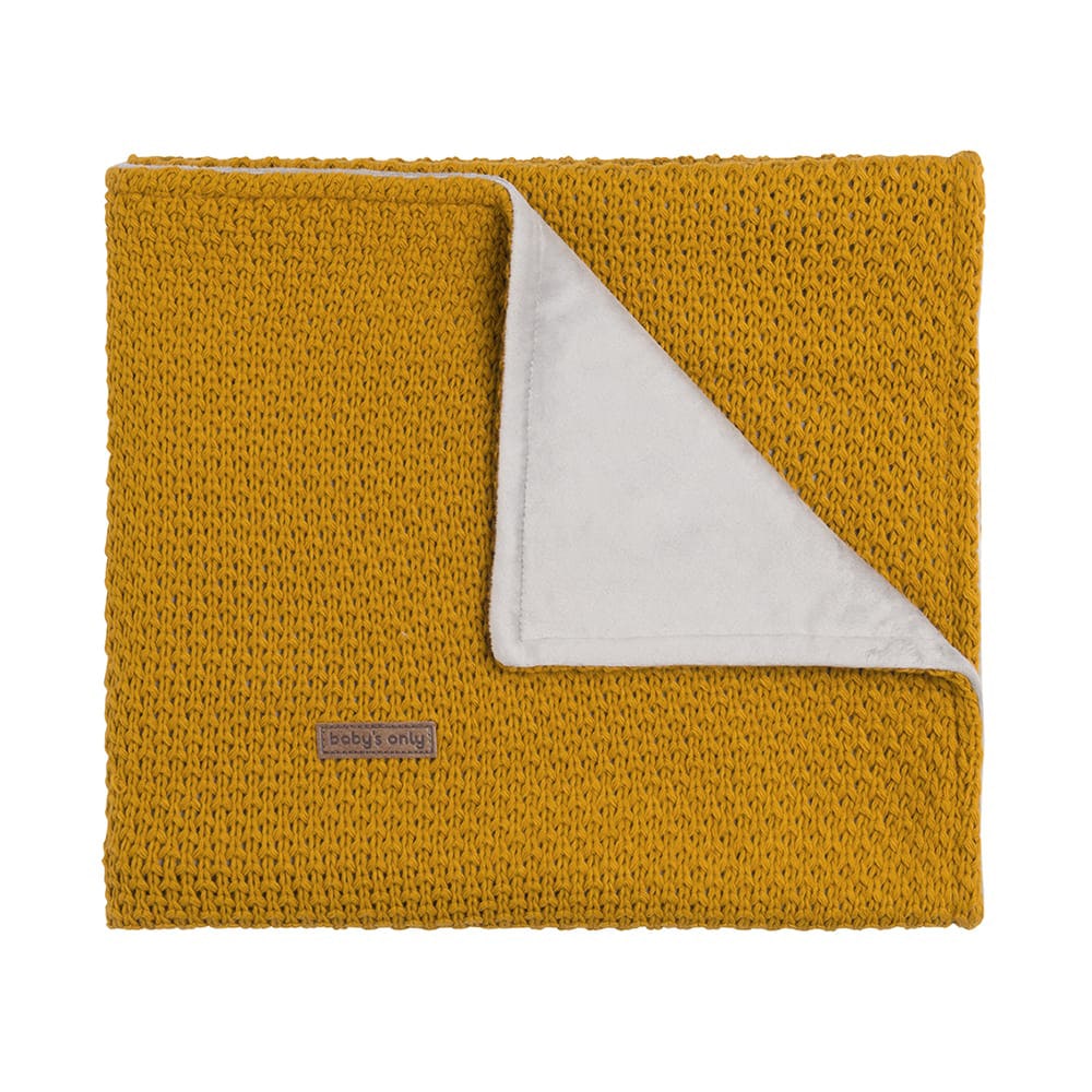 Baby’s Only Cobertor de Berço de Bebé Soft Flavor – Ochre