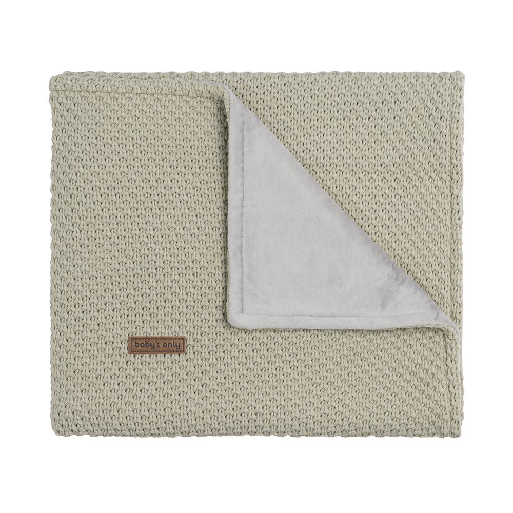 Baby’s Only Cobertor de Berço de Bebé Soft Flavor – Olive