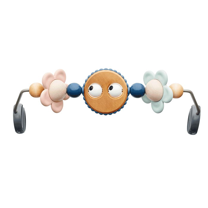 BabyBjorn Brinquedo de Madeira para Espreguiçadeira – Olhos Travessos Pastel