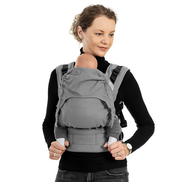 Fidella Mochila Portabebé Fusion Fullbuckle Baby – Chevron Light Gray