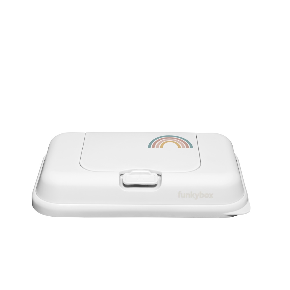 FunkyBox – Dispensador de Toalhitas To Go Mate – Branca Arco-iris