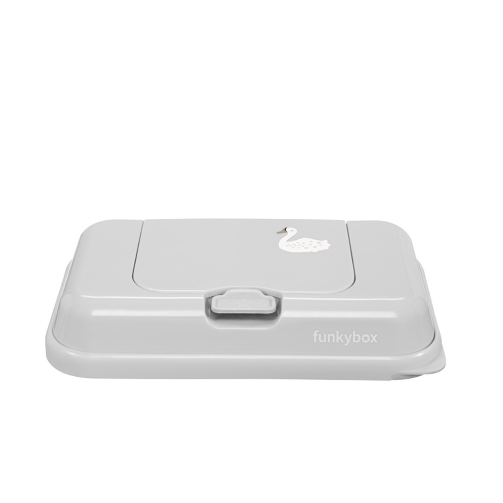 FunkyBox – Dispensador de Toalhitas To Go Brilho – Gris Cisne