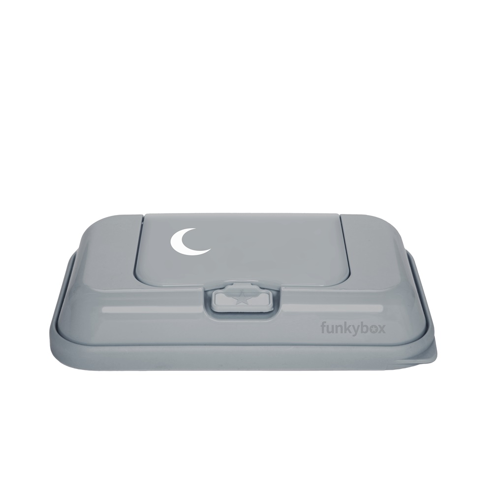 FunkyBox – Dispensador de Toalhitas To Go Brilho – Gris Luna