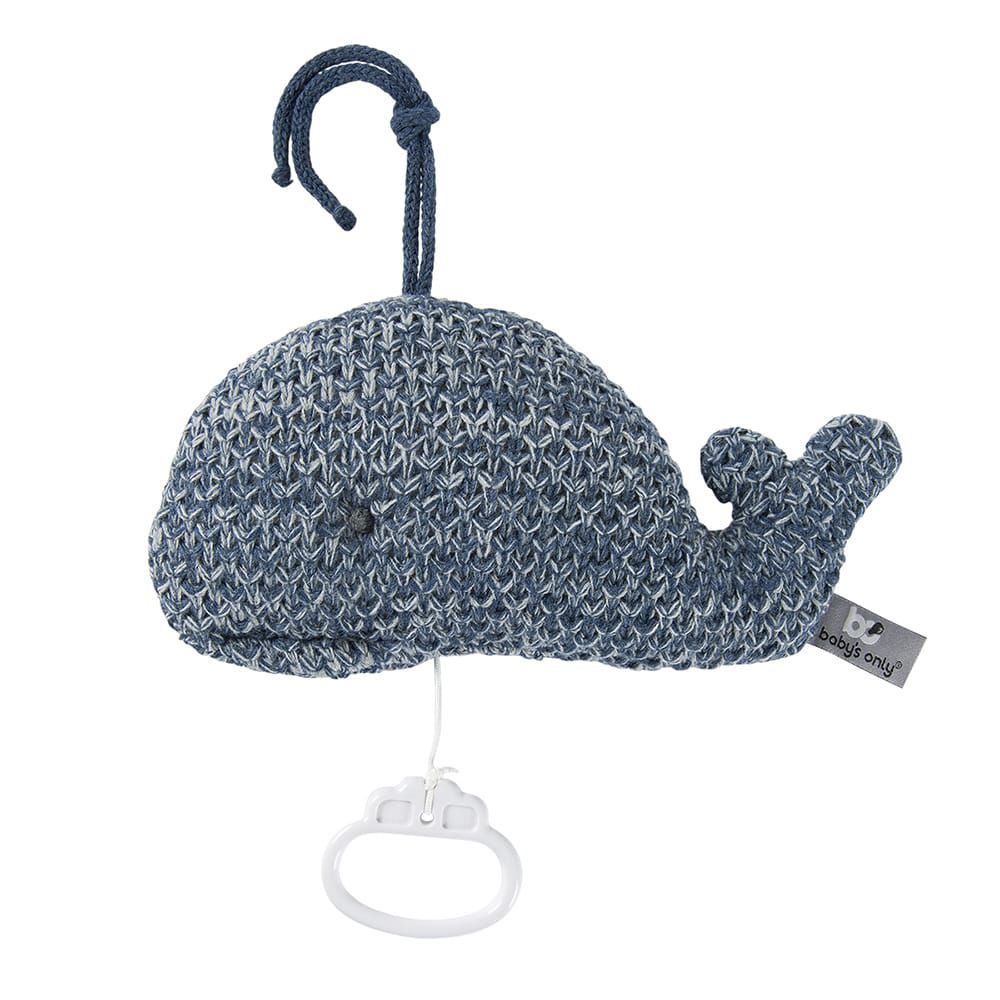 Baby’s Only Caixa de Música Baleia River – Jeans/Grey melee