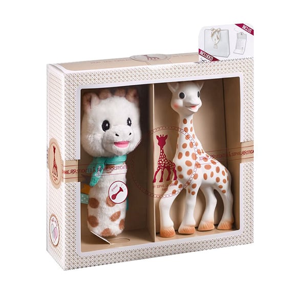 Sophie La Girafe – O meu primeiro conjunto Sophie La Girafe + Roca Peluche Cri-Cri