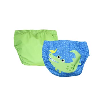 ZooCchini – Conjunto de 2 cuecas de Banho 12-24 meses – Crocodilo