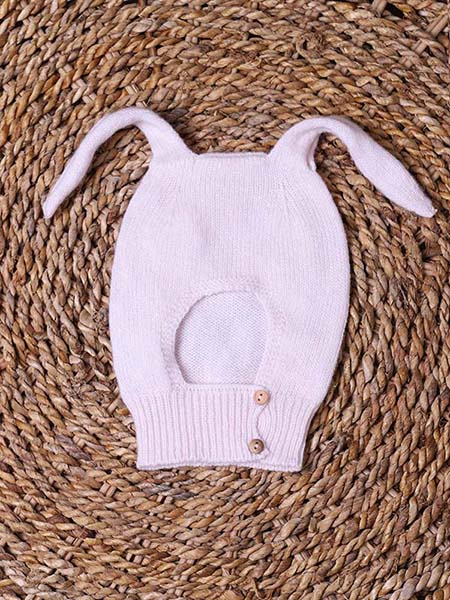 Wedoble Gorro Orelhas Rosa mouliné T1 (0.1.3m)