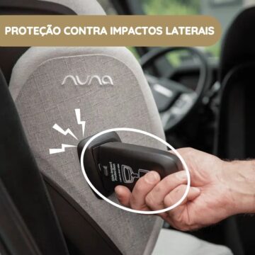 Nuna Cadeira Auto Aace Lx proteção contra impactos laterais