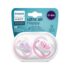 Philips Avent - 2 Chupetas - Ultra Air - Happy - 0-6 M - Menina