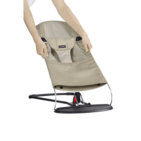 Babybjorn Forra para Espreguiçadeira Balance Soft Algodão – Caqui/Beige