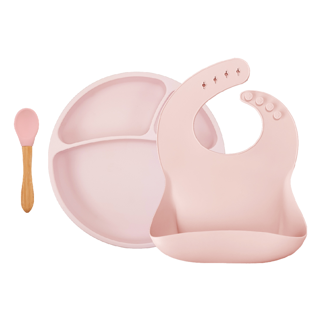 Minikoioi – Conjunto de Alimentação BLW Set II – Rosa