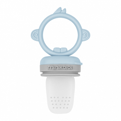 Minikoioi Alimentador Anti-Asfixia Pulps – Mineral Blue/Powder Grey