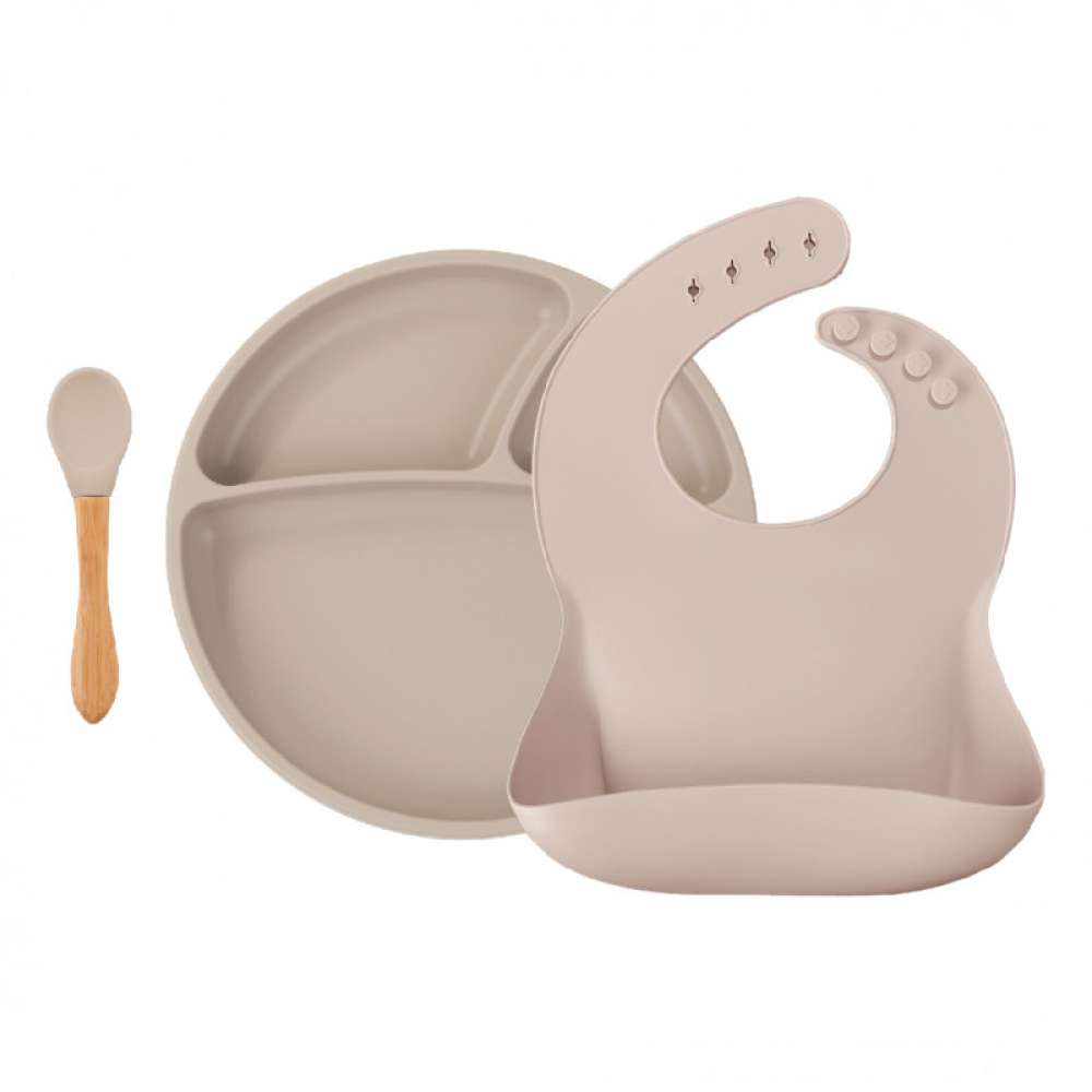 Minikoioi – Conjunto de Alimentação BLW Set II – Bubble Beige