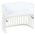Babybay Protetor de Grades Algodão Orgânico para modelo Original - branco