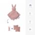 Doomoo Basics Doudou You & Me - Rosa