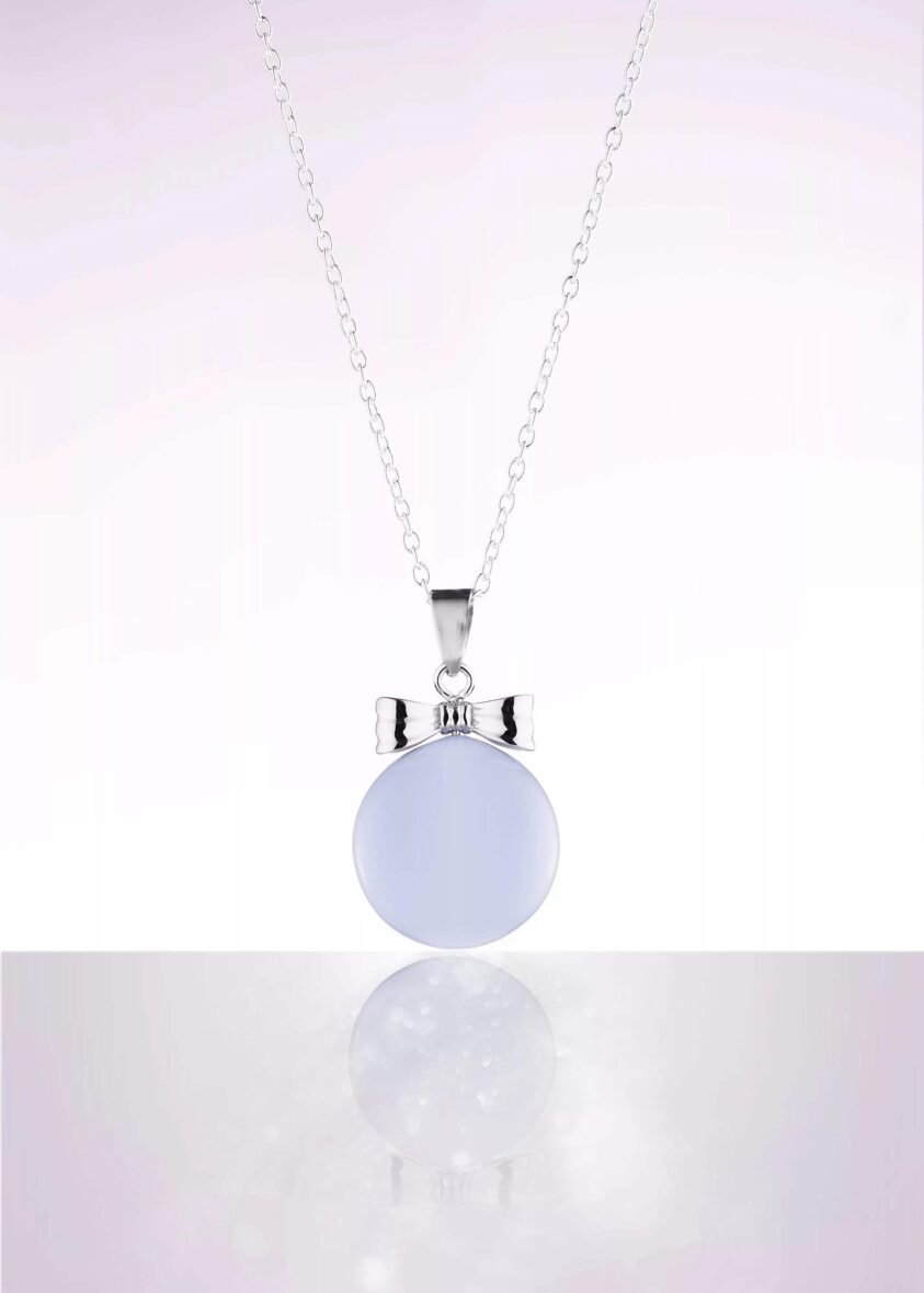 Cache Coeur Bola de Grossesse “Chamador de Anjos” – Bow/Blue