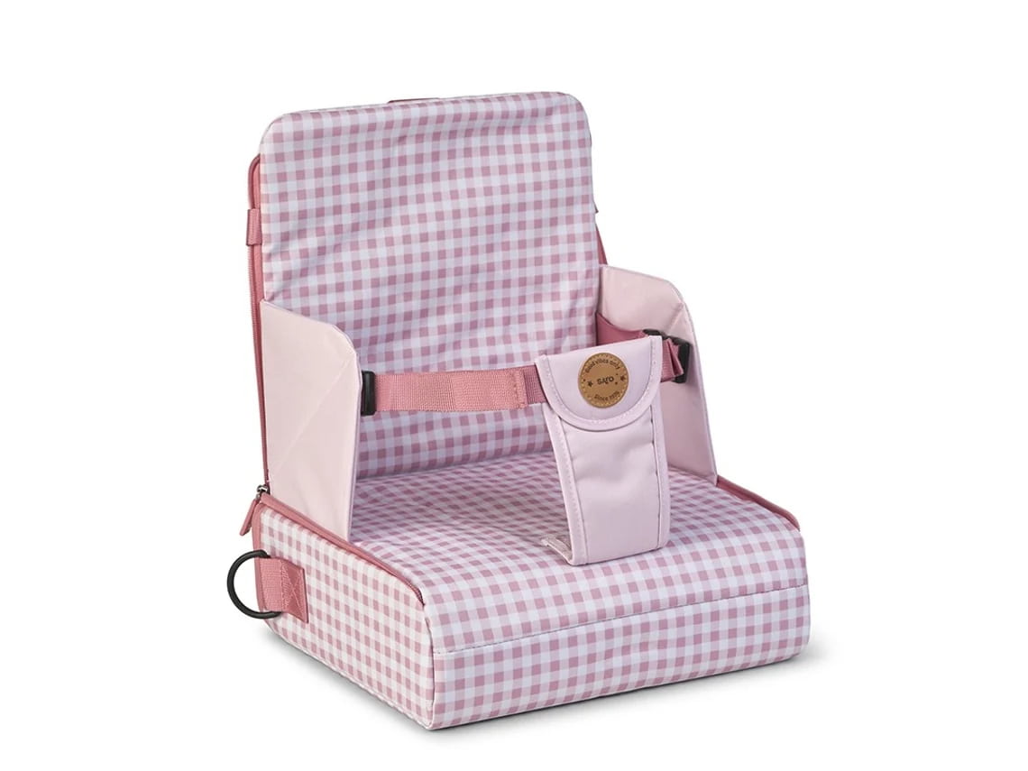 Saro Cadeira de refeição portátil – Vichy Rose