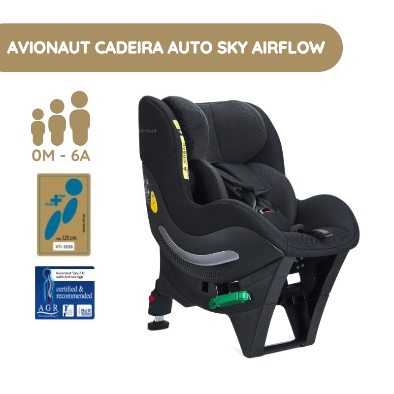Avionaut Cadeira Auto Sky AirFlow – Black