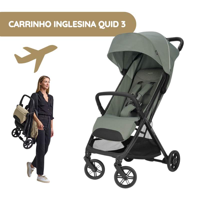 Carrinho de Bebé Compacto Quid 3 da Inglesina – Planet Green