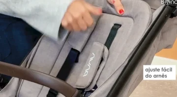 Nuna Trvl Lx Carrinho de Bebé com um a arnês que ajusta fácilmente