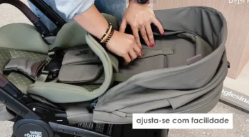 O carrinho Britax Romer Rio, ajusta-se com facilidade