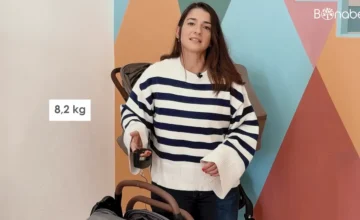 O carrinho de bebe Maxi-Cosi Soho tem um peso de 8,2kg
