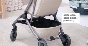 Carrinho Joolz Aer 2 - Cesto com capacidade para 8kg