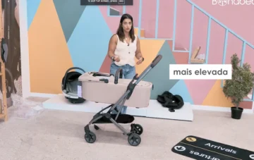 Carrinho Joolz Aer 2 - A alcofa está mais elevada