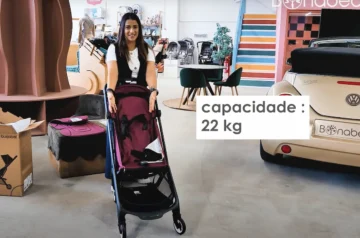 Carrinho Bugaboo Butterfly - Tem uma capacidade de 22kg